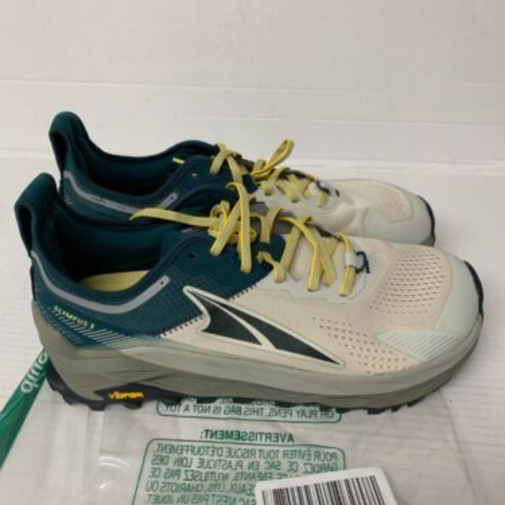 Altra Olympus 5, Mens Running Shoes, Green-US 12 MENS